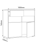 VCM  Holz Kommode Sideboard Salia Breite 100 Schublade in Anthrazit