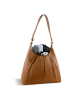 Bugatti Mila - Schultertasche 31 cm (schwarz) in cognac