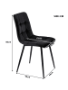 ABRIHOME Esstisch Set in Weiß Grau 5-tlg 140x80 cm mit goldenen Beinen Samt Stühlen