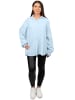 Reichstadt Damen Relaxed Fit Bluse Musselin in Baby Blue