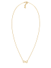 Elli Halskette 925 Sterling Silber Infinity in Gold