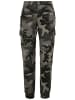 Urban Classics Cargo High Waist Camo Cargo Pants comfort/relaxed in Mehrfarbig