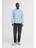 BLEND Langarmhemd BHBOBBY Shirt mandarin in Blau