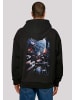 F4NT4STIC Ultra Heavy Hoodie Star Wars Space Fight in schwarz