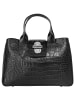 Cluty Handtasche echt Leder in schwarz