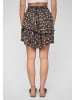 Cloud5ive Cloud5ive Tiered Mini Skirt wit ditsy aop in black/brown