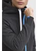 !SOLID Kapuzensweatjacke SDBenn High Neck Zip-Hoodie in Mittelgrau