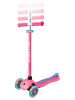 GLOBBER Scooter PRIMO PLUS LIGHTS Roller in fuchsia pink, mit Leuchtrollen