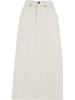 Urban Classics Maxi Skirt in whitesand