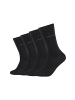 camano Socken bamboo 4er Pack ca-soft in Schwarz