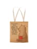 Mr. & Mrs. Panda Tasche Bär Morgenkaffee Design mit Spruch in Weiß