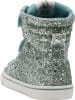 Hummel Sneaker Mid Slimmer Stadil Glitter Jr in MINERAL BLUE