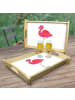 Mr. & Mrs. Panda Sofa Tablett Flamingo Classic ohne Spruch in Weiß