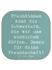 Mr. & Mrs. Panda Glasuntersetzer Spruch Freundinnen Schwestern m... in Meeresbrise