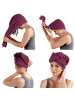 Erwin Müller Frottier Turban 2er-Pack in beere