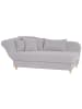 58 aufm Kessel RECAMIERE mit Armteil links klappbar Katia Veloursstoff Buche/silber