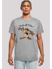 F4NT4STIC T-Shirt Looney Tunes Taz That's All Folks in grau meliert