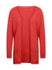 GOLDNER Kaschmirstrickjacke Langarm Feinstrick-Cardigan in hagebutte