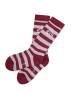 Band of Rascals Socken " Striped Sport " in brick-red-grey