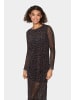 SAINT TROPEZ Kleid ZulvirSZ Fitted in Chocolate Brown Leopard