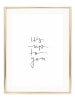 Tales by Jen Poster / Kunstdruck "It's up to you" I Ohne Rahmen