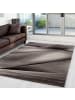 KADIMA DESIGN Teppich Kurzflor Waschbar Abstrakt ASPEN Strapazierfähig OEKO-TEX in Braun