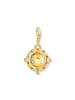 Thomas Sabo Charm-Anhänger Weltkugel in gold, bunt