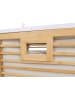 MCW Bambus Badezimmerschrank N83, Natur-weiß, Korb natur