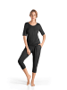 Hanro Kurzarm Shirt Yoga in Schwarz