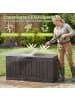 COSTWAY Gartenbox 300L in Braun