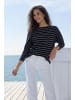 Vivance 3/4-Arm-Shirt in schwarz, weiß