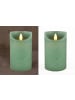 JACK LED Echtwachskerze 12,5cm mit Timer in Jade Grün