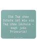Mr. & Mrs. Panda Mousepad Spruch Friseurin Schere mit Spruch in Meeresbrise