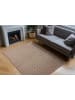 Vivorum Wohnzimmer Teppich – Webteppich Royal Glow 825 in taupe - rechteckig