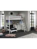 58 aufm Kessel HOCHBETT Karolina 209x190x165 aus Massivholz+MDF in Weiß