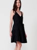 KOROSHI Sommerkleid mit hohem ausschnitt. in SCHWARZ