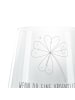 Mr. & Mrs. Panda Gravur Windlicht Blume Kleeblatt mit Spruch in Transparent