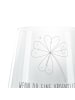 Mr. & Mrs. Panda Windlicht Blume Kleeblatt mit Spruch in Transparent