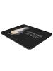 Mr. & Mrs. Panda Mousepad Pinguin Marienkäfer mit Spruch in Schwarz