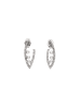 faina Women Earrings in Silver White