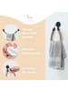 HENNEZ Seil-Handtuchhalter Antonia  Braun