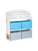 relaxdays Kinderregal Lagerfeuer in Bunt - (B)82,5 x (H)98 x (T)30 cm
