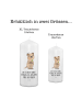 Mr. & Mrs. Panda Kerze Quokka Happy mit Spruch in Weiß