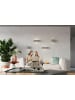 Nice Lamps Wandleuchte Keramik LEO in Grau quadratische Lampe mit glas 1XE27 LED NICE LAMPS