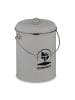 relaxdays Komposteimer in Grau - 5,5 Liter