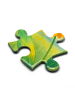 Mr. & Mrs. Panda Puzzle Blume Sonnenblume Design ohne Spruch in Weiß