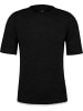 Normani Outdoor Sports Herren Merino-Set T-Shirt und Unterhose in Schwarz