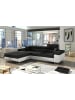 MF Design Amanda Recamiere Links in Schwarz -  (L) 203 x (B) 289 x (H) 85 cm