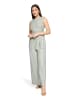 Betty Barclay Jumpsuit mit Bindegürtel in Blau/Grün