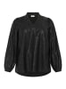 KAFFE curve Langarm-Bluse KCanni Regular fit in Black Deep